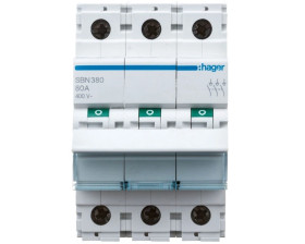 Rozłącznik modułowy izolacyjny 3P 80A SBN380