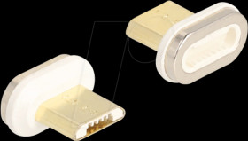 66575 Magnetic Adapter USB Type Micro-B male