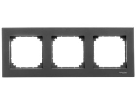 Merten M-Plan Ramka potrójna antracyt MTN486314