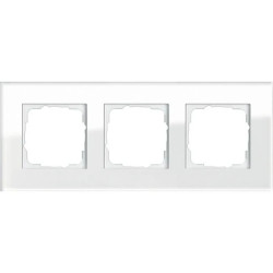 Gira Ramka potrójna Gira Esprit Szkło białe