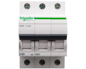 Wyłącznik nadprądowy 3P C 40A 6kA AC K60N Acti9 A9K02340