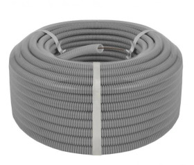 Rura karbowana giętka z pilotem 320N RGp 50/42 szara odporna na UV 68283 /25m/