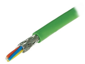 Przewód miedziany HAR PROFINET Typ A 4xAWG 22/1 PVC 20m kat. 5 klasa D do 100MHz zielony