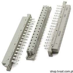 033426 Socket 2x16 Pin DIN41612 THT ERNI