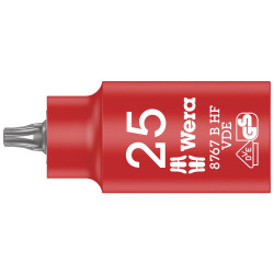 Wera 05004921001 8767 B VDE HF TORX® Zyklop Bit Socket 3/8" Drive TX 25 x 55 mm