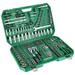 Zestaw kluczy nasadowych i narzędzi 1/4”+3/8”+1/2” 237 elem. opakowanie BMC STALCO S011100237