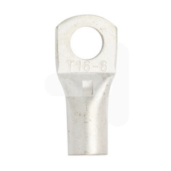 Końcówka M6/16 oczkowa kwadrat. miedź cynowana kablowa