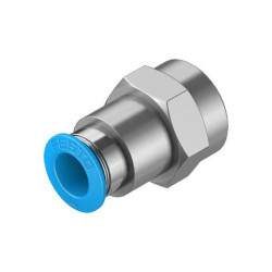FESTO 153029 Straight Connector G3/8&quot; Internal Thread 10mm Diameter