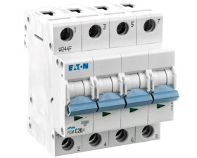 Wyłącznik nadprądowy 4P C 20A 10kA AC PLSM-C20/4-MW 242613