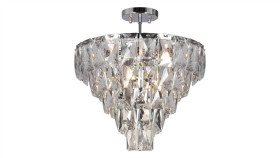 Lampa Sufitowa Chelsea Chrome 6Xe14 Ml8811 Milagro