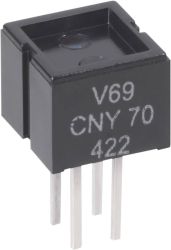 Łącznik optoelektroniczny refleksyjny Vishay CNY 70, zasięg 0,3 mm