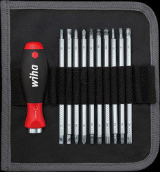 03591 Bit-set SYSTEM 6, 11 pcs, interchangeable blades, mixed