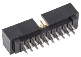 Wtyk PCB 20-pinowe raster: 2.54mm 2-rzędowe Molex Przewlekany 2.5A 250.0 V.