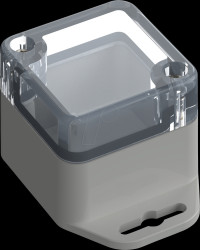 6U07050504639 Industrial housing, 44.8 x 44.8 x 40.1mm, IP66/IP68, light gray