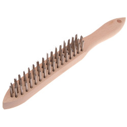 Faithfull FAI680S3 680/S3 Heavy-Duty Stainless Steel Scratch Brush - 3 Row