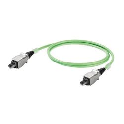 kabel LAN Weidmüller 1312690050, 1 szt., RJ45, CAT 5e, S/UTP, 5.00 m, zielony