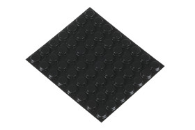 Stopki samoprzylepne grubość: 3.5mm Czarny średnica: 12.7mm Cylindryczny Przyklejanie 3M