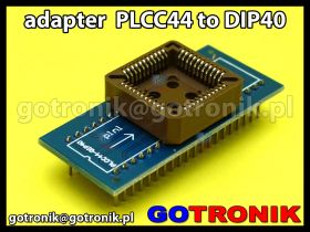 Adapter PLCC44 to DIP40 wersja MCU