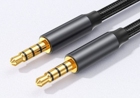 KABEL JACK WTYK 3,5mm 4-POLOWY - WTYK 3,5MM 4-POLOWY 5,0M HQ (KABJ354P-J354P-HQ50)