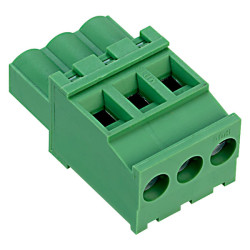 CamdenBoss CTB92VG/3S 3 Way 12A Pluggable Vertical Free Plug Standard 5mm Pitch