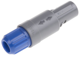 Złącze wielostykowe przemysłowe 5-pinowe Montaż na kablu Wtyczka LEMO