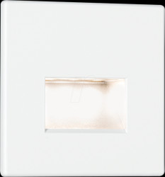 93093 Edge Quadro recessed light, 1.2 W, 2700 K, rigid, square, matt w