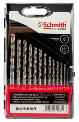 Wiertła do metalu HSS zestaw 13szt. 1,5-6,5mm wiertło - Schmith