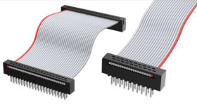 Kabel taśmowy Płaski, AWG 30 AWG Samtec -40 → +105 °C.