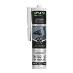 Uszczelniacz bitumiczny dekarski czarny 280ml STALCO PERFECT S-64833
