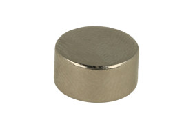 Magnes stały; cylindryczny; N38; 12mm; 6mm; niklowany; neodymowy