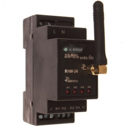 Exta Life - Radiowy nadajnik modułowy 4-kanałowy 230V DIN - RNM-24
