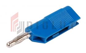Wtyk banan 4mm do poł. wież. WW403-BU 50V=/30V~ 24A