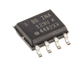 Wzmacniacz pomiarowy SOIC Texas Instruments Podwójne, 1.3MHz