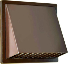 kratka z okapem brązowa Ø 125 /45 szt./