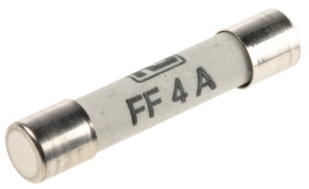 Bezpiecznik 4A 6.3 x 32mmFF 500V ac RS PROIEC 60127