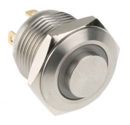 Nasadka przełącznika Chwilowy SPST średnica wycięcia 16mm, montaż panelowy RS PRO