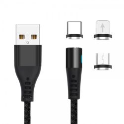 KABEL MAGNET.USB - LIGHTNIN USB-C + MICR