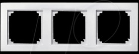 484319 M-SMART frame - 3-gang, polar white