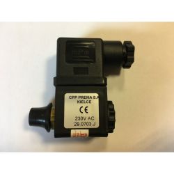 Cewka elektrozaworu z zaworem (kpl.) 230VAC 9mm KN ZMG firmy PREMA / 29.0703.J