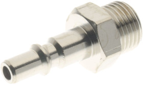 Adapter gwintowany typu kolanko gwint – rura RS PRO , Złącze 1/8 cala BSP, męskie rodzaj Męski Gwintowany Mosiądz 1/8in