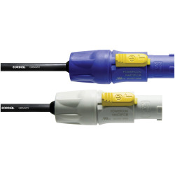 Cordial CFCA 10 FCB Cable 10m PowerCon A to B Blue/White, 1.5mm&#xB2;