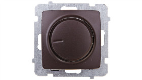 Karo Ściemniacz Przyciskowo-Obrotowy /Żarowy I Halogenowy/ Czekoladowy...