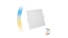 Algine Downlight 12W 230V 120St Ip20 Ik06 162X162x35mm Biały Kwadrat Cct+Dim...