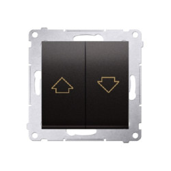 SIMON54 antracyt DZP1.01/48 Przycisk żaluzj.