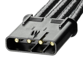 Molex 451420401 Obudowa złącza pin męskiego na kabel, piny: 4, 1 szt.