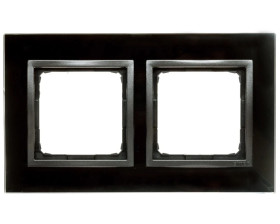 Simon 54 Nature Ramka podwójna szkło ZASTYGŁA LAWA DRN2/73