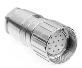 RKC 120/13,5 złącze M23, 12 stykowe, żeńskie na kabel, przyłącze lutowane, dławik PG13,5 Lumberg 2054, RKC120135