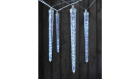 Dekoracja Świąteczna - Sople 5W 140Led 29Cm 3,6M Ip44 Zimna Biała Dcpc01