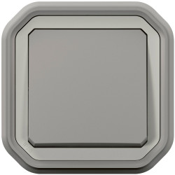 Legrand 069811L Plexo Wet Room Switch 10AX IP55 IK08 Grey