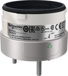 Mounting base, silver, (Ø x L) 61 x 17 mm, for Harmony XVU, XVUZ01Q